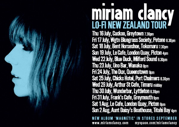 Miriam Clancy announces new single and her Lo-Fi NZ tour